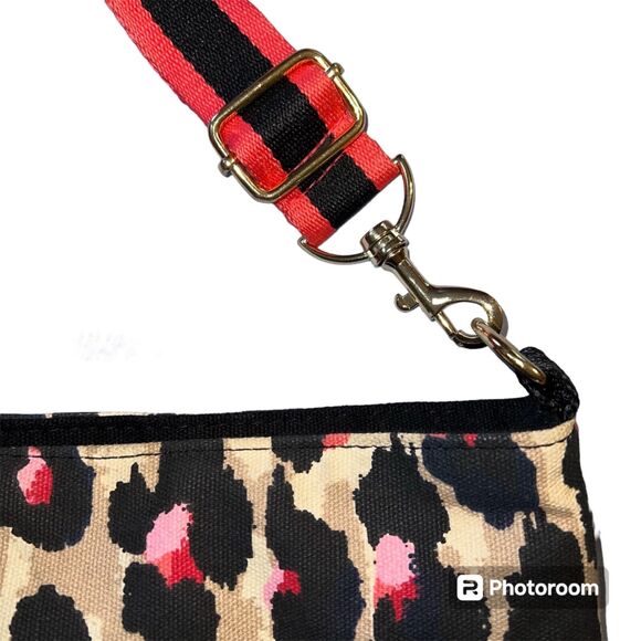 Victorias Secret Womens Large Bag Travel Weekend Leopard Cheetah Animal Print - Picture 9 of 16